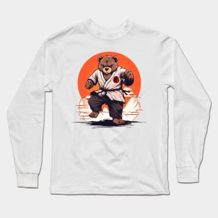 karate bear Long Sleeve T-Shirt